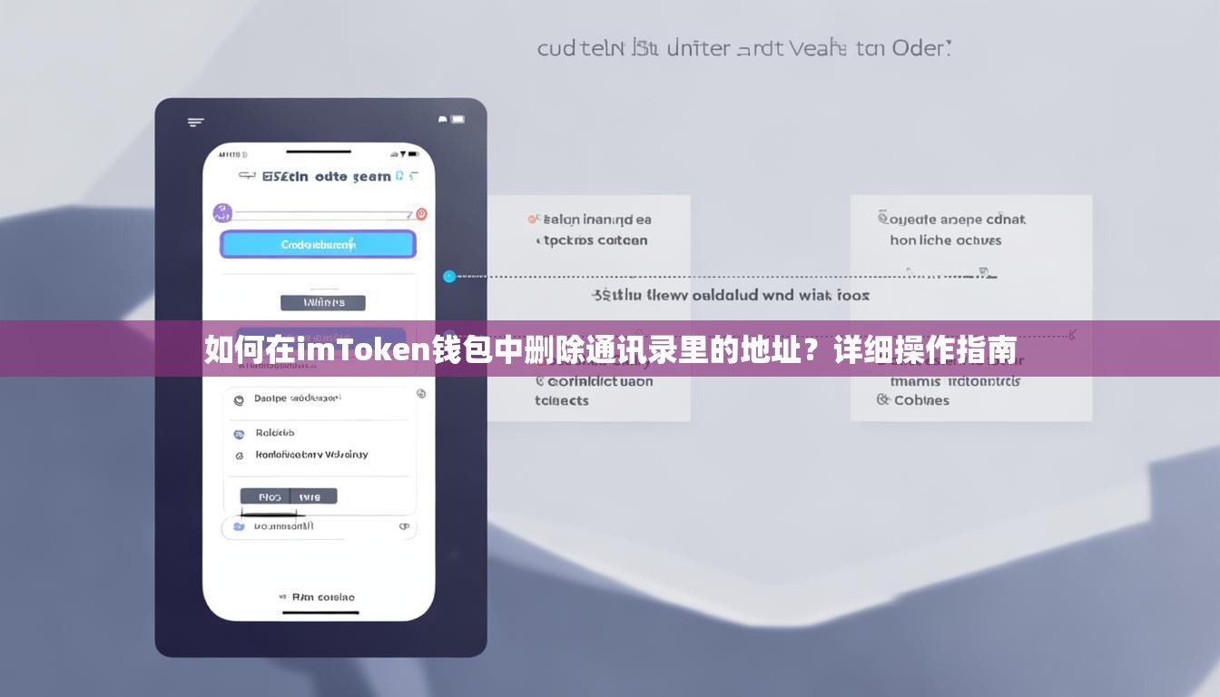 如何在imToken钱包中删除通讯录里的地址？详细操作指南