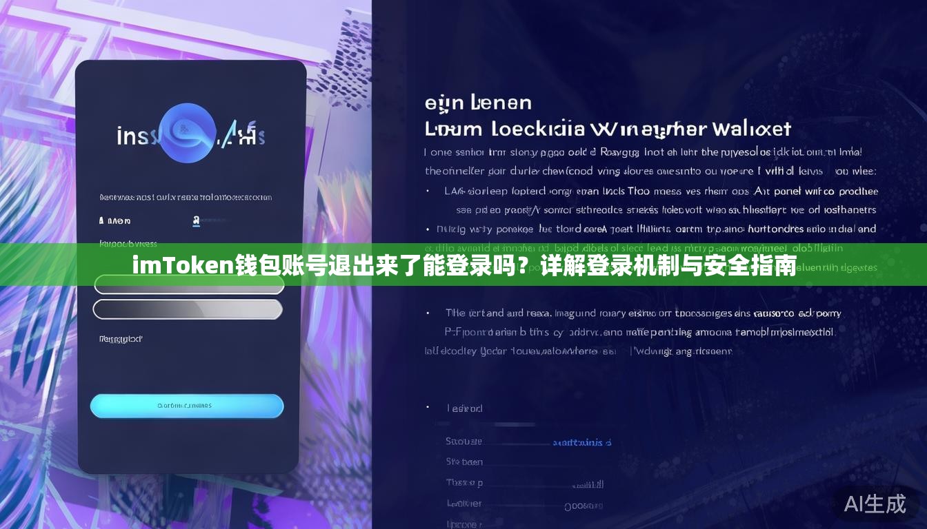 imToken钱包账号退出来了能登录吗？详解登录机制与安全指南
