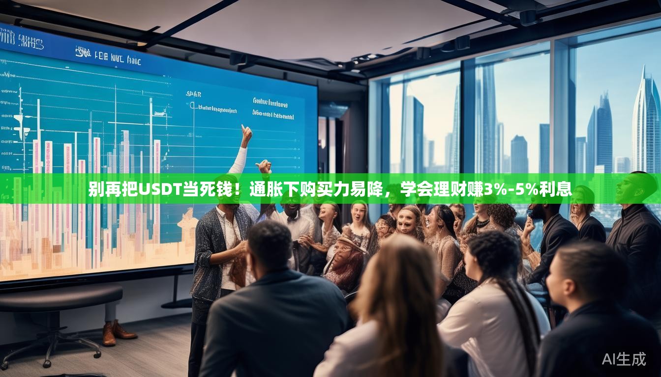 别再把USDT当死钱！通胀下购买力易降，学会理财赚3%-5%利息