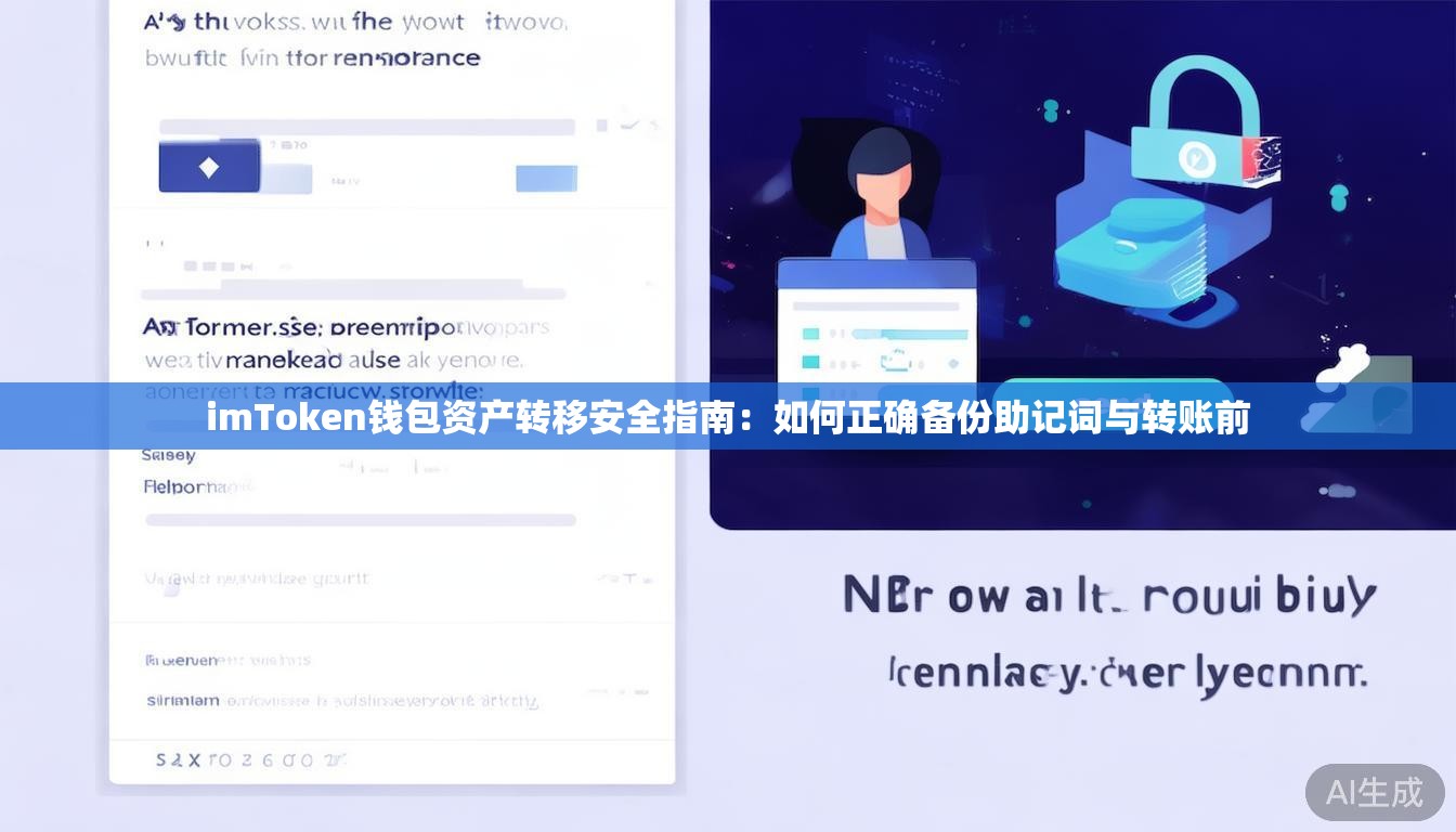 imToken钱包资产转移安全指南：如何正确备份助记词与转账前