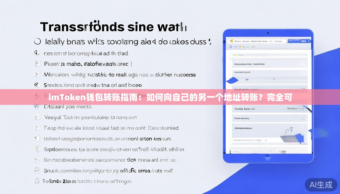 imToken钱包转账指南：如何向自己的另一个地址转账？完全可