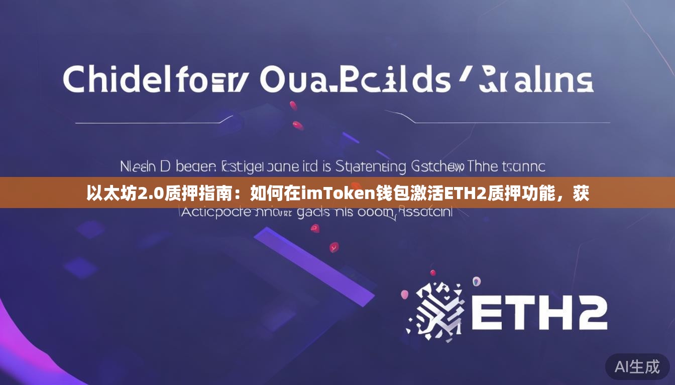以太坊2.0质押指南:如何在imToken钱包激活ETH2质押功能,获 以太坊2.0质押指南:如何在imToken钱包激活ETH2质押功能,获