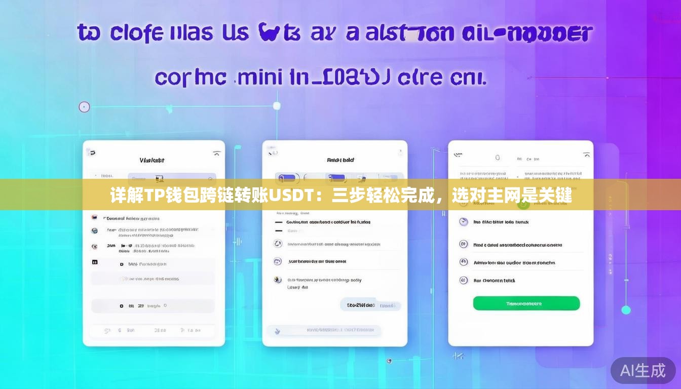 详解TP钱包跨链转账USDT:三步轻松完成,选对主网是关键 详解TP钱包跨链转账USDT:三步轻松完成,选对主网是关键