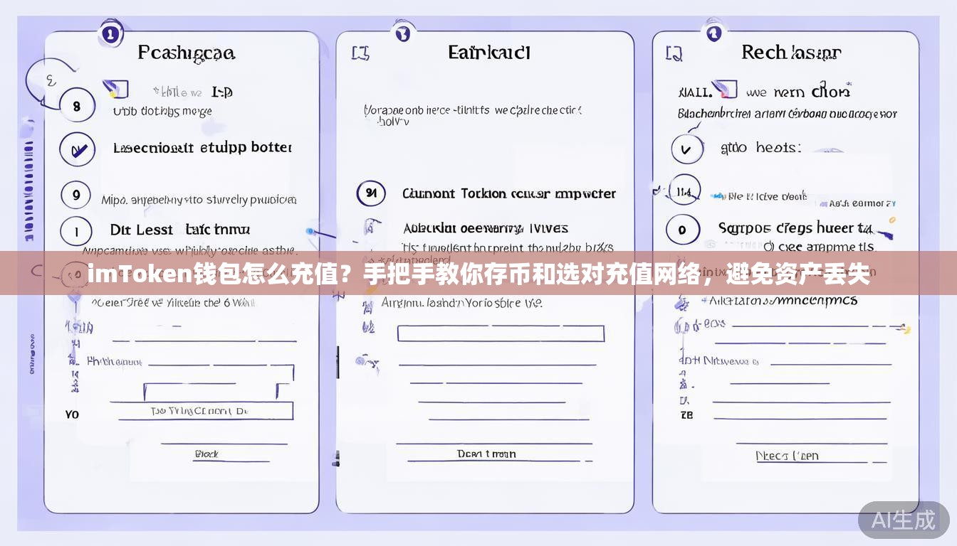 imToken钱包怎么充值？手把手教你存币和选对充值网络，避免资产丢失