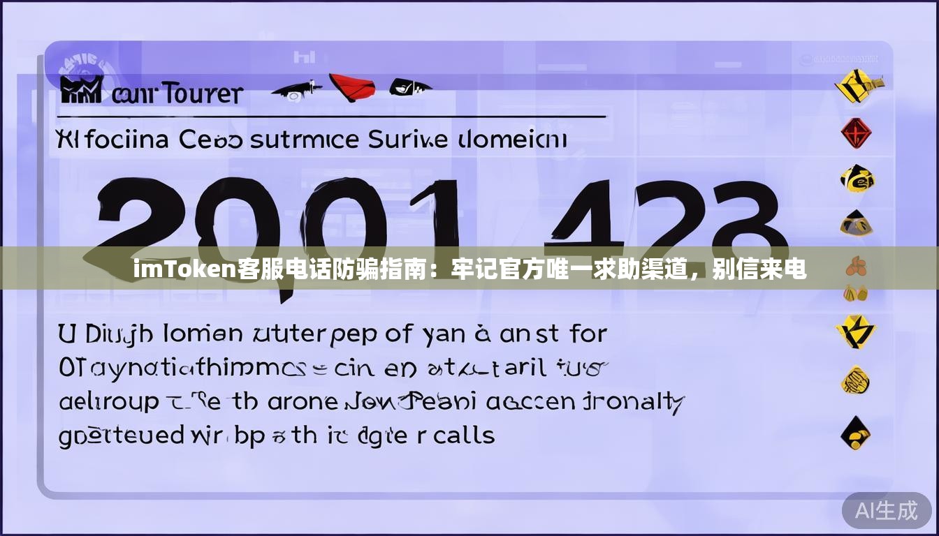 imToken客服电话防骗指南：牢记官方唯一求助渠道，别信来电