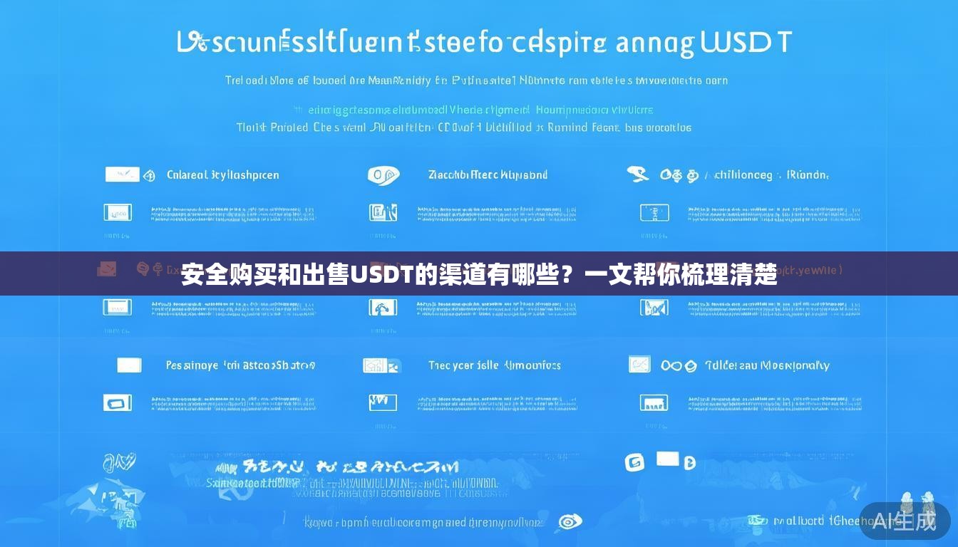 安全购买和出售USDT的渠道有哪些？一文帮你梳理清楚