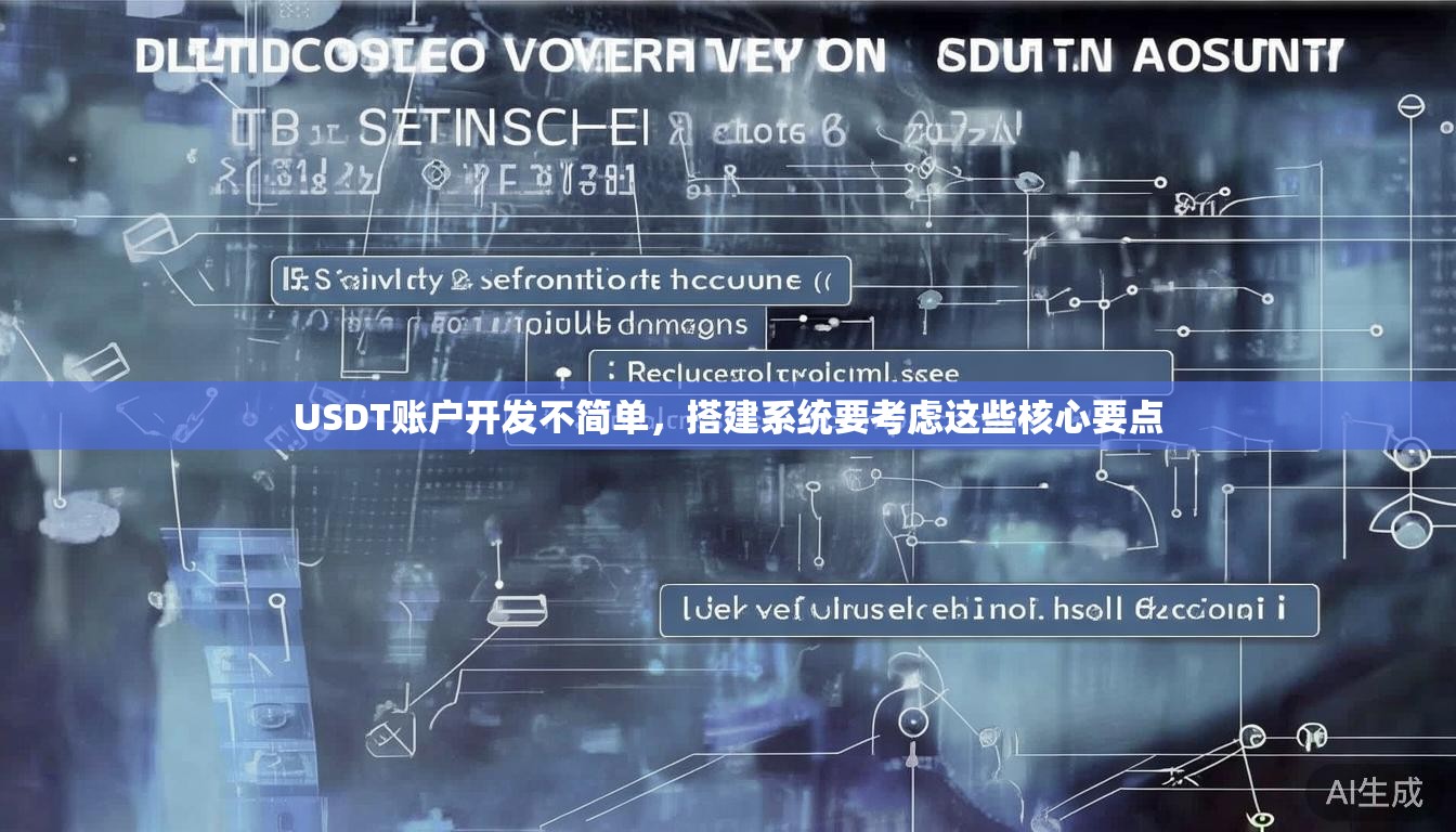 USDT账户开发不简单,搭建系统要考虑这些核心要点 USDT账户开发不简单,搭建系统要考虑这些核心要点