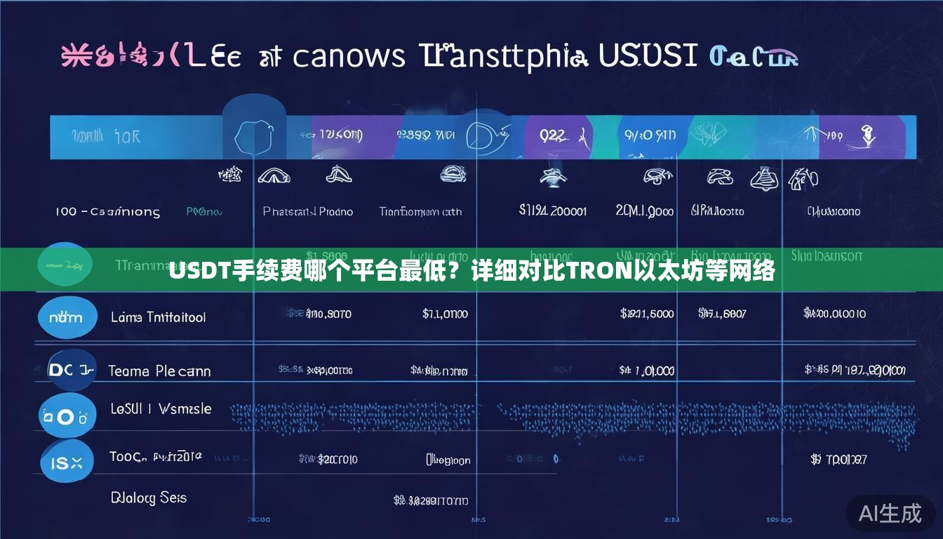USDT手续费哪个平台最低?详细对比TRON以太坊等网络 USDT手续费哪个平台最低?详细对比TRON以太坊等网络