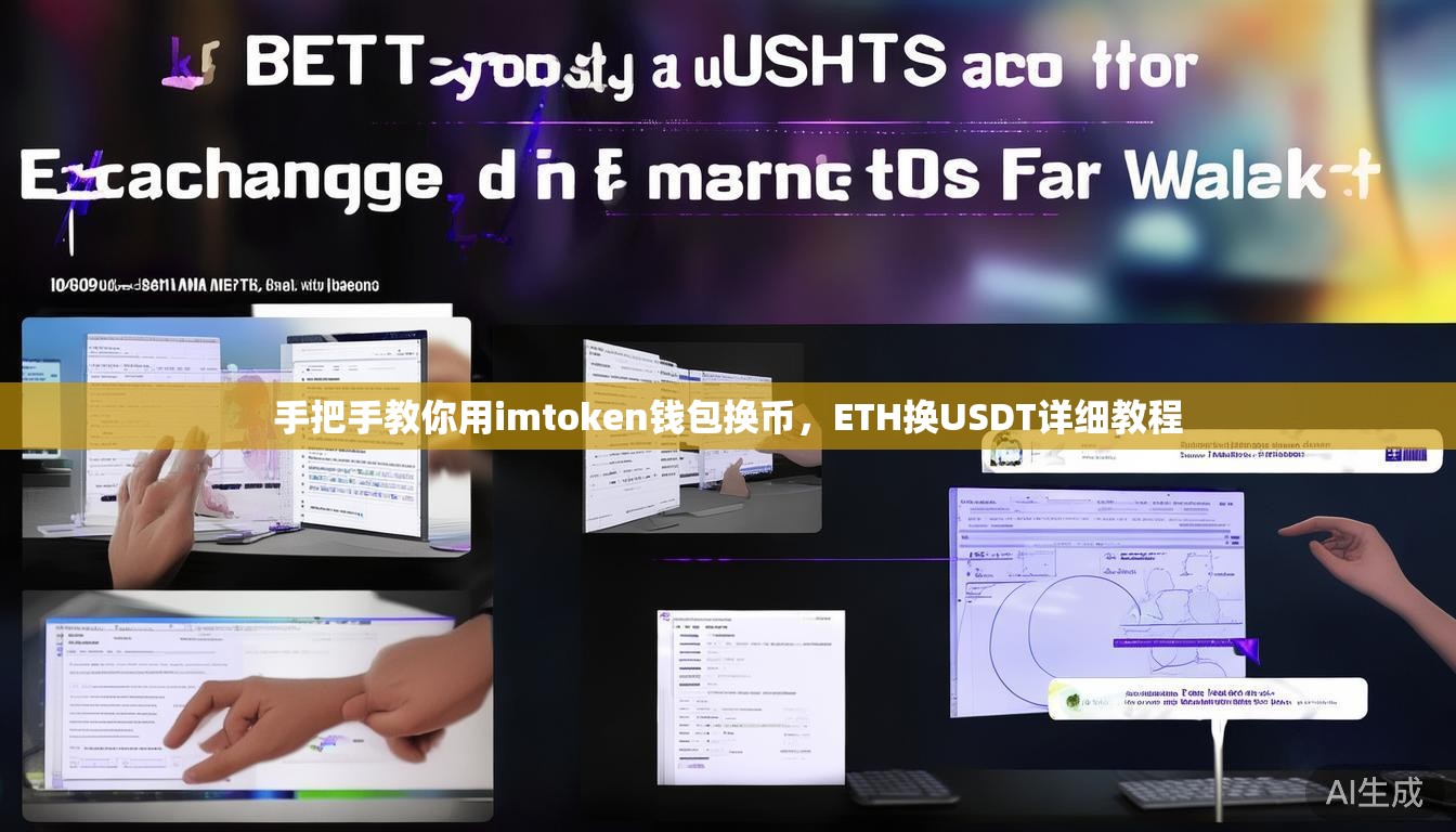 手把手教你用imtoken钱包换币，ETH换USDT详细教程