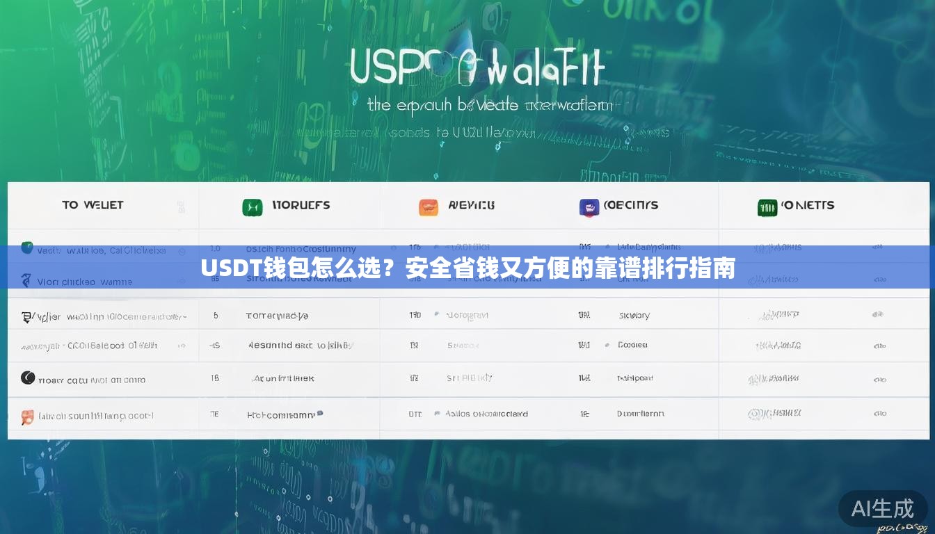 USDT钱包怎么选？安全省钱又方便的靠谱排行指南