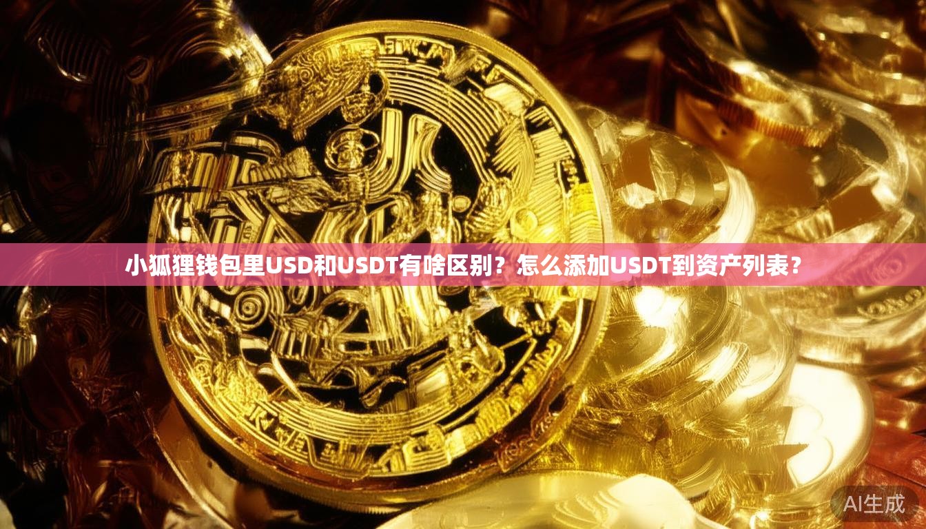 小狐狸钱包里USD和USDT有啥区别？怎么添加USDT到资产列表？