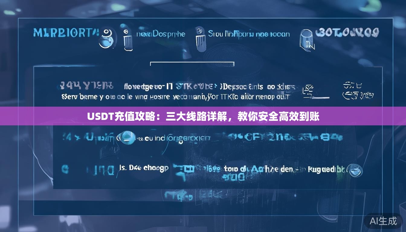 USDT充值攻略：三大线路详解，教你安全高效到账
