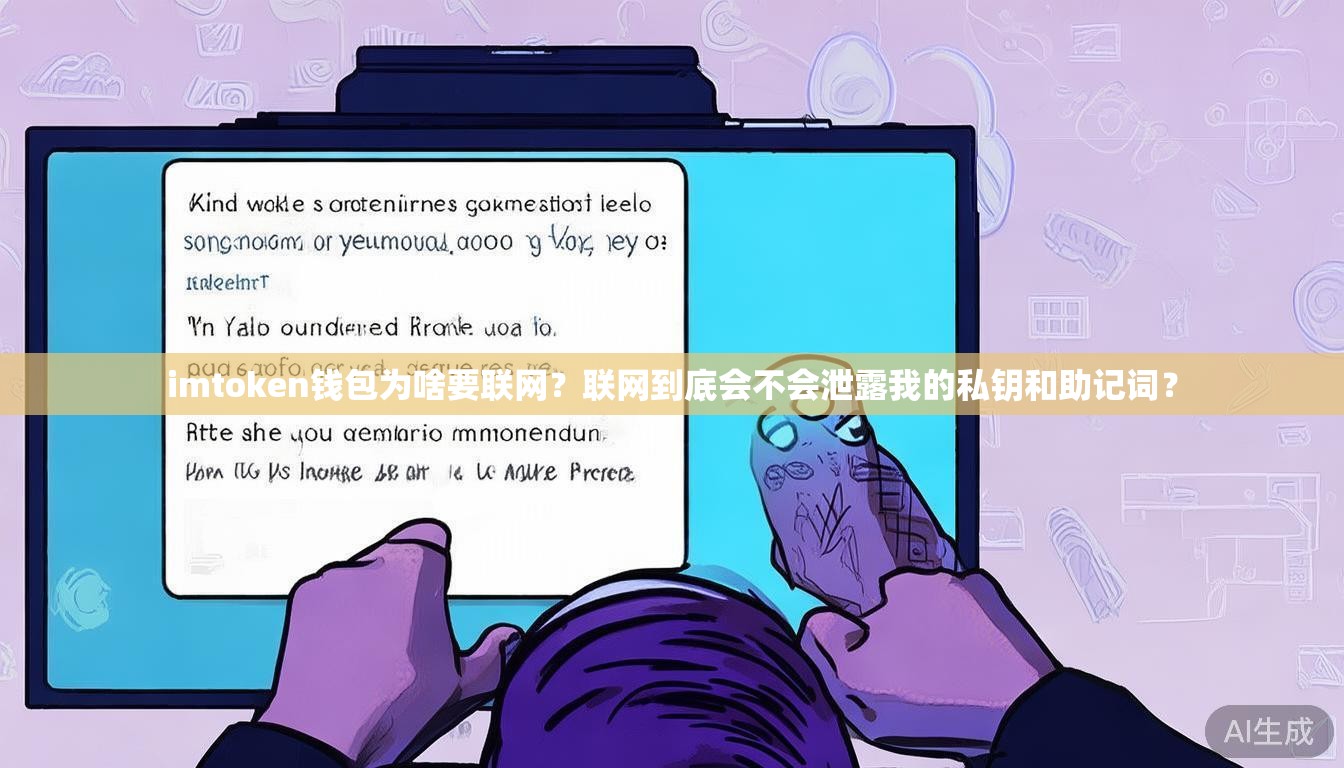 imtoken钱包为啥要联网？联网到底会不会泄露我的私钥和助记词？